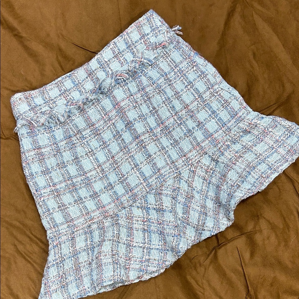 NWOT Boutique, Day + Moon Tweed Skirt, Size Small